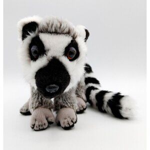 SOS Save Our Space Gray Ring-Tailed Lemur Stuffed Animal 10"